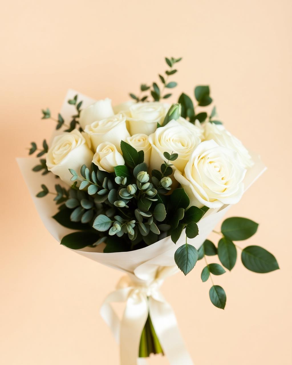 White Rose Bouquet